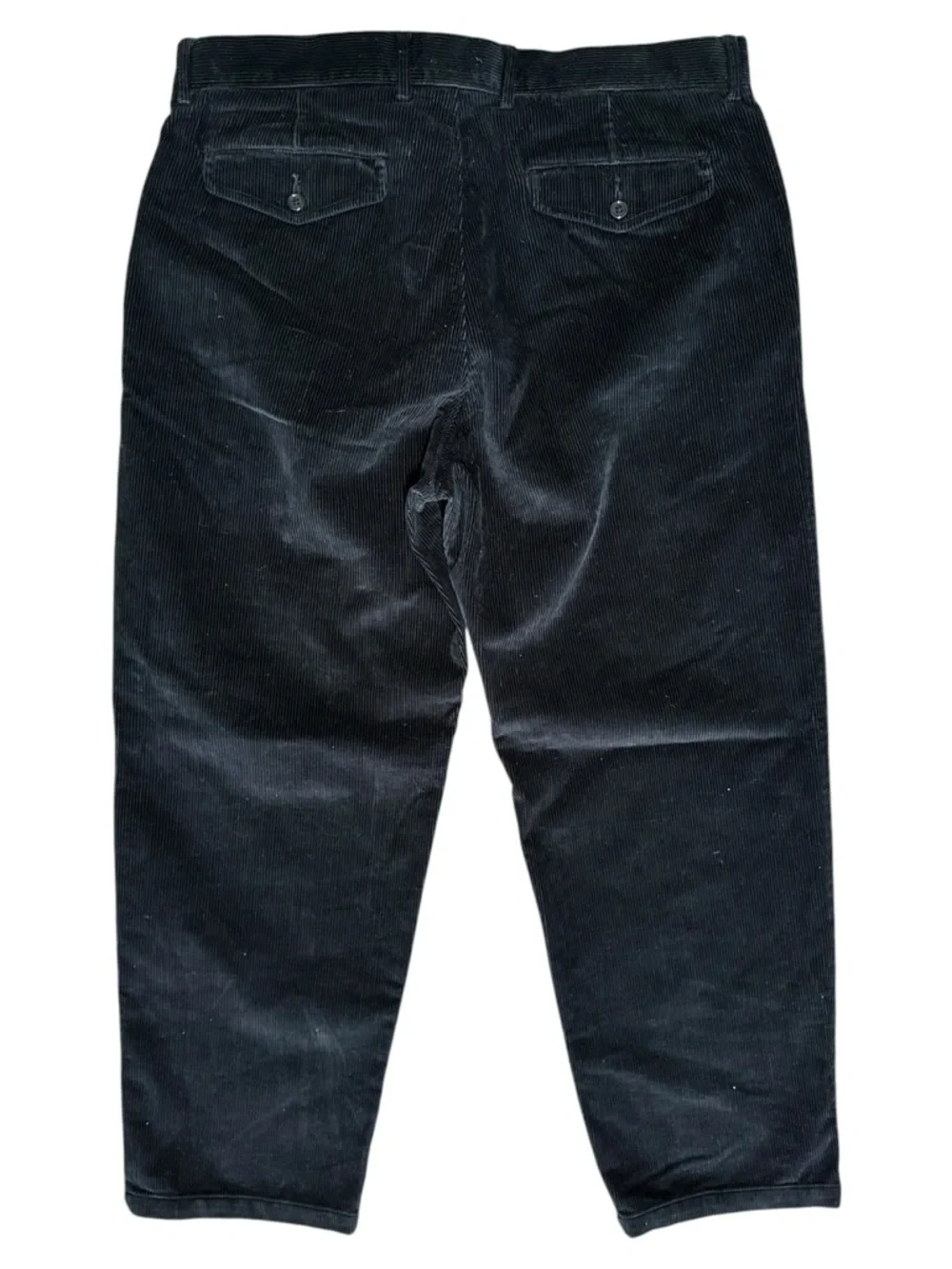 J. Crew Vintage Men's Size 36 x 30 Black Corduroy Trousers Pants
